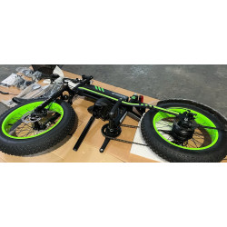 Rower Elektryczny Fatbike Manta FAT Flinston 350W 20" Zielony
