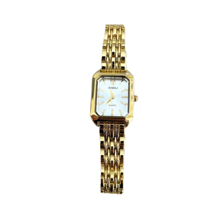Zegarek damski XIMILI elegancki złoty vintage