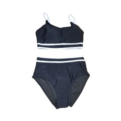 Bikini czarne wysoki stan sportowe M