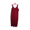 Czerwona sukienka midi elegancka XL