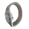 Zegarek unisex analogowy JEWELRYWE srebrny elastyczny