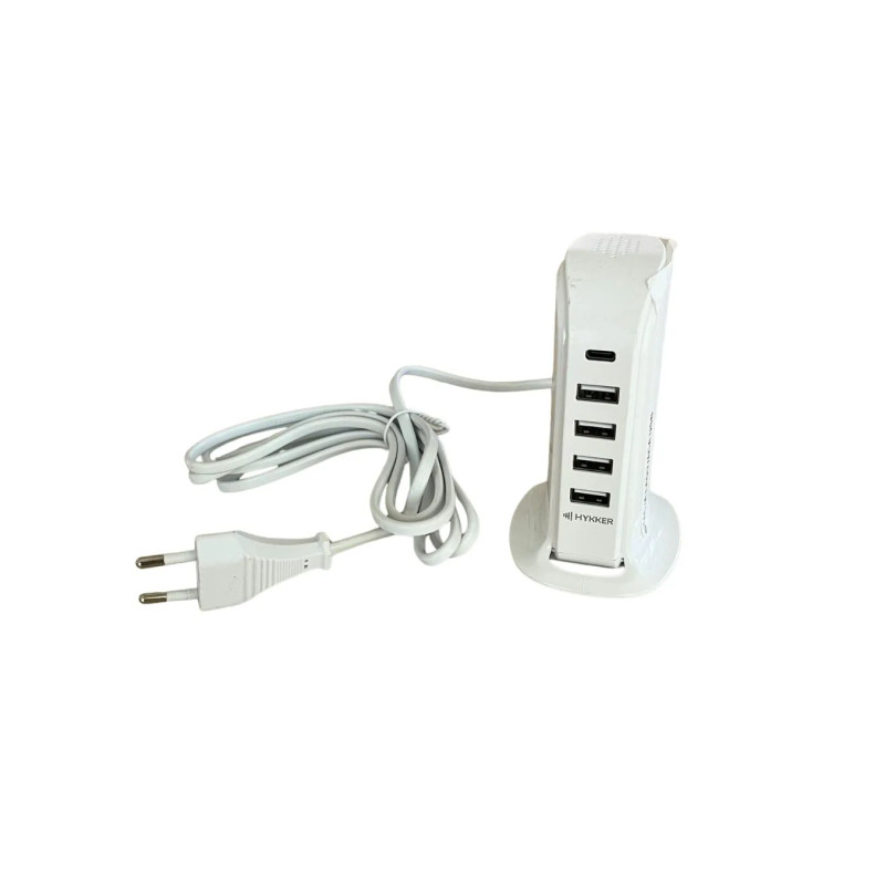 Stacja ładująca USB Hykker 5 portów USB i USB-C 30W
