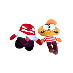 Zestaw pluszaków maskotki z bajki Inside Out 2 sztuki