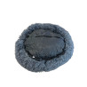 Miękkie legowisko dla psa kota 40 cm szare fluffy