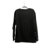 Czarna bluza oversize minimalistyczna z kieszenią M