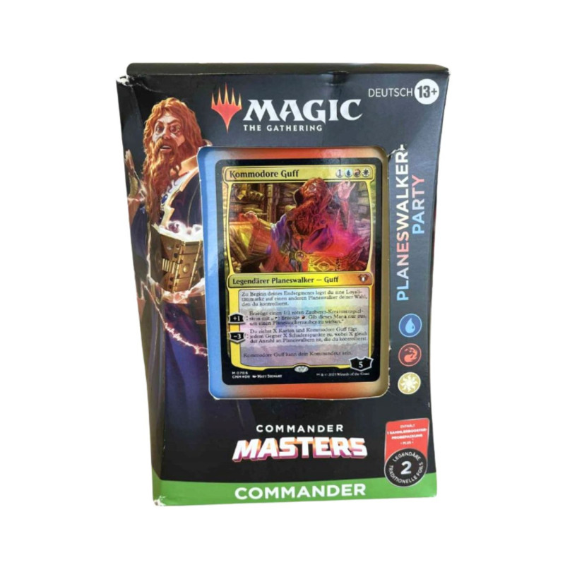 Karty Magic Commander Masters Planeswalker Party DE Sealed