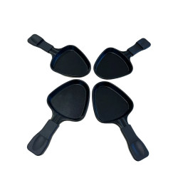 Mini patelnie do grillowania raclette – zestaw 4 szt.