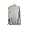 Szara koszulka sportowa 1/4 zip longsleeve XL