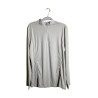 Szara koszulka sportowa 1/4 zip longsleeve XL