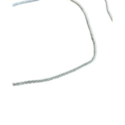Komplet 2 srebrnych naszyjników minimalistycznych 44 cm i 49 cm