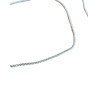 Komplet 2 srebrnych naszyjników minimalistycznych 44 cm i 49 cm