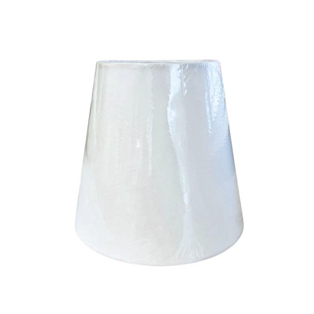 Biały abażur stożkowy do lampy 13 cm