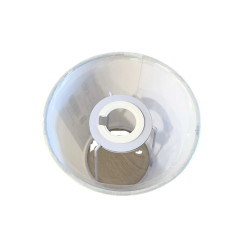 Biały abażur stożkowy do lampy 13 cm