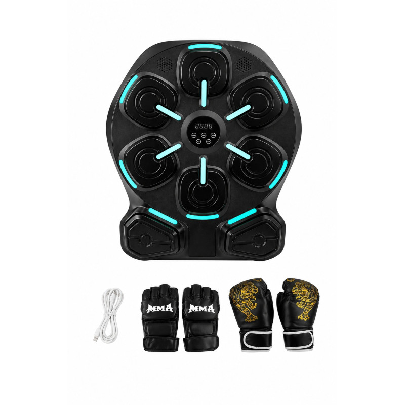 Inteligentna Maszyna Bokserska LED Bluetooth – Trening Fitness