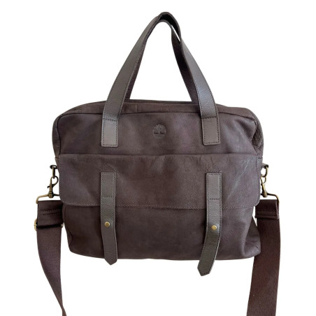 Timberland Skórzana Torba Aktówka na Laptop Vintage