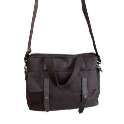 Timberland Skórzana Torba Aktówka na Laptop Vintage
