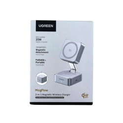 UGREEN MagFlow Qi2 25W Składana Ładowarka Indukcyjna 2w1