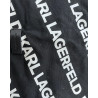KARL LAGERFELD Torba Shopper Tote Bag Czarna Logo