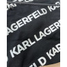 KARL LAGERFELD Torba Shopper Tote Bag Czarna Logo