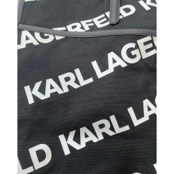 KARL LAGERFELD Torba Shopper Tote Bag Czarna Logo