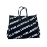 KARL LAGERFELD Torba Shopper Tote Bag Czarna Logo