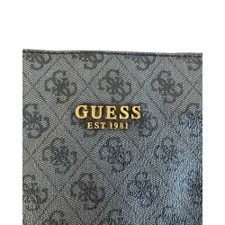 Guess Torebka Damska Szara Logo Łańcuszek