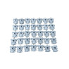Zestaw 35 zawieszek koala do biżuterii DIY z żywicy 2 x 2 x 1 cm