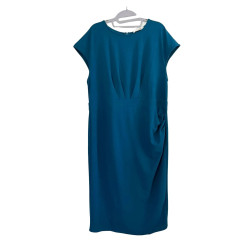Sukienka KARIN elegancka morski/turkusowy kolor XXL