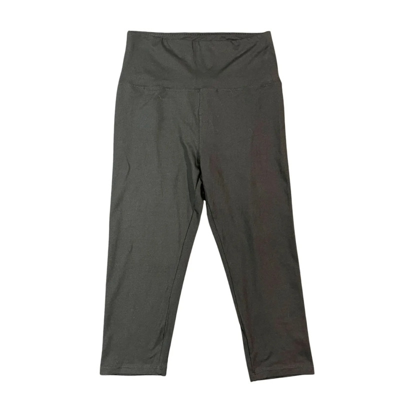 S/M 3 sztuki zestaw legginsy sportowe 3/4 damskie czarne