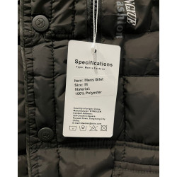 Kamizelka męska pikowana M ciemnoszara KTWOLEN nowa