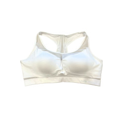 Biustonosz Sportowy Yvette – Biały 5XL+