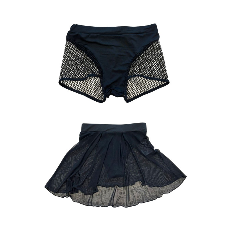 Komplet 2 szt. Spódniczka + Szorty Dancewear – Czarne S