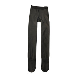 Ocieplane Legginsy Damskie Czarne L