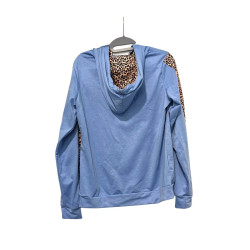 Dres Damski Komplet Niebieski Panterka S Bluza Spodnie