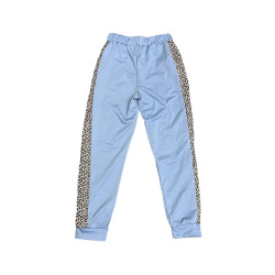 Dres Damski Komplet Niebieski Panterka S Bluza Spodnie