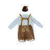 Strój Bawarski Oktoberfest Lederhosen z Kapeluszem L