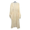 Sukienka Medieval Fantasy Gothic Kremowa Maxi L