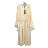 Sukienka Medieval Fantasy Gothic Kremowa Maxi L