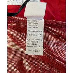 Czerwona kamizelka grzewcza XL 3 tryby grzania