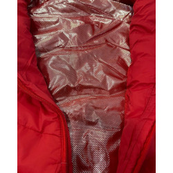 Czerwona kamizelka grzewcza XL 3 tryby grzania