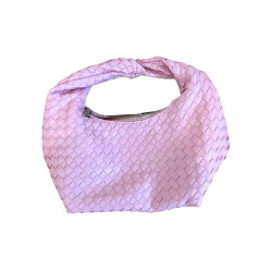 Gina Tricot różowa pleciona torebka mini