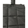 ARKK Copenhagen unisex torba shopper czarna z paskiem