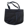 AllSaints Underground czarna torba shopper bawełniana