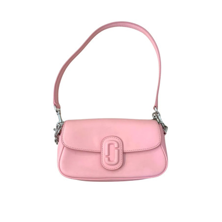 Marc Jacobs różowa skórzana torebka na ramię regulowany pasek