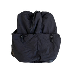 YOURTURN Unisex plecak podróżny czarny nylon regulowane szelki