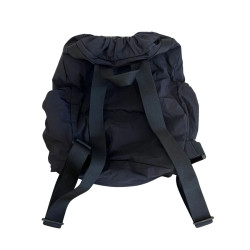 YOURTURN Unisex plecak podróżny czarny nylon regulowane szelki
