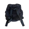 YOURTURN Unisex plecak podróżny czarny nylon regulowane szelki