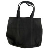 Zign Czarna Torba Shopper Bawełniana A4 Reduce Reuse Recycle
