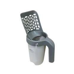 Łopatka do kuwety dla kota z pojemnikiem szufelka do żwirku