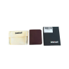 DOMAT Skórzany Portfel Slim Brązowy Skóra Naturalna 10 × 9 cm